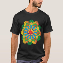 Camiseta Mandala Colore A Sua Própria!