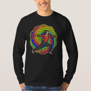 Camiseta Mandala Colorido Zen Buda Iogue Espiritual Meditaç