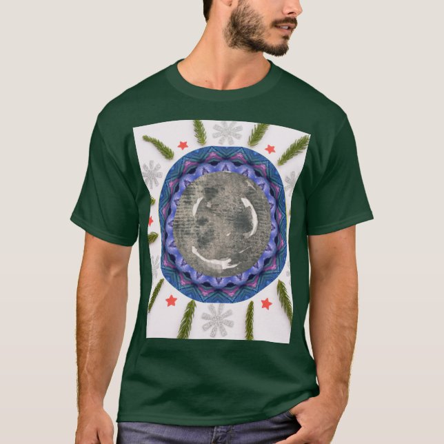 Camiseta Mandala da Lua Celestial (Frente)