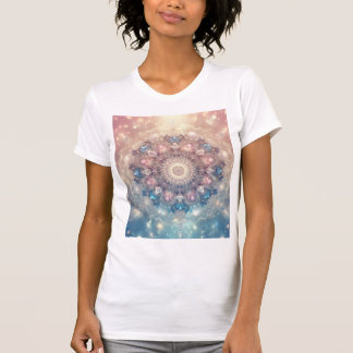 Camiseta Mandala de Cristal Luminescente — Deusa Opalescent