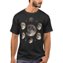 Mandala de Fases da Lua Celestial Arte de Astronom