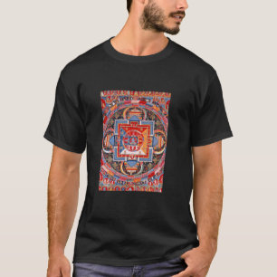 Camiseta Mandala de Jnanadakini, budista tibetano Thangka B