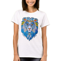 Camiseta Mandala de Leão
