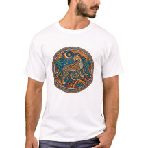 Mandala de Leopardo Árabe Arte do Deserto Exótico
