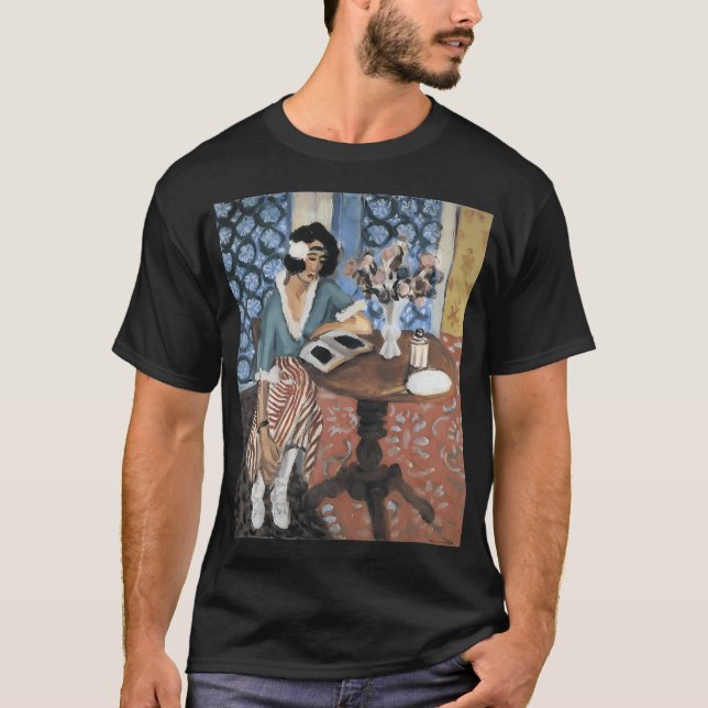 Camiseta Mandalá de Lótus de Meditação Pacífica (Frente)