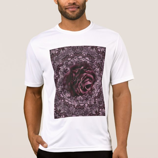 Camiseta Mandala de Rosa  (Frente)