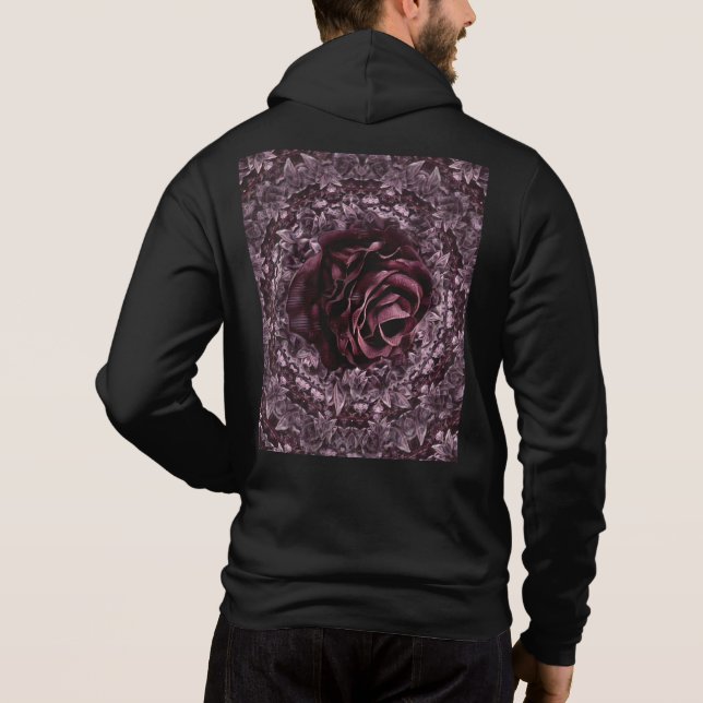 Camiseta Mandala de Rosa  (Verso)