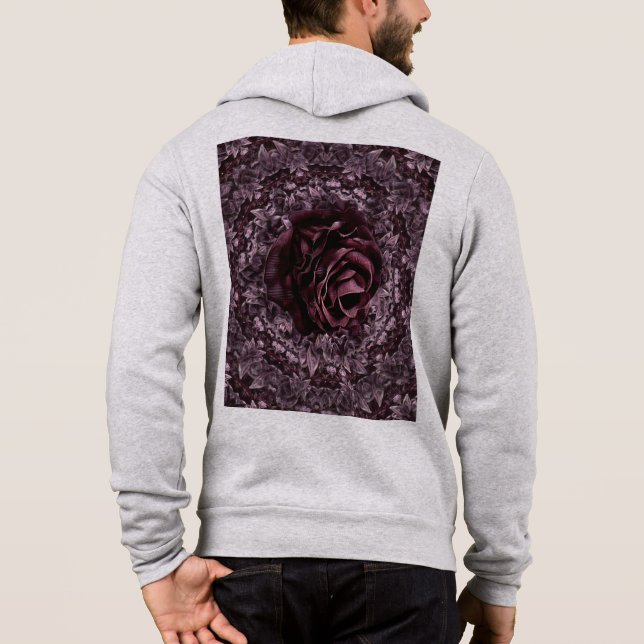 Camiseta Mandala de Rosa  (Verso)