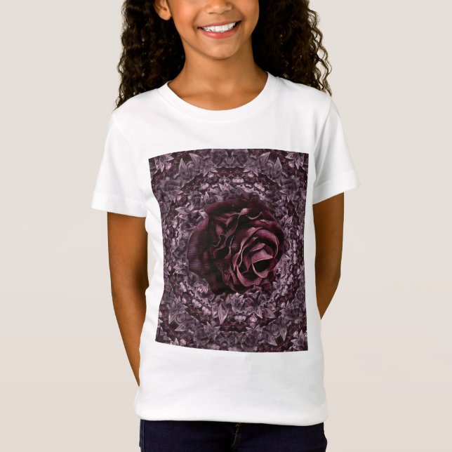 Camiseta Mandala de Rosa  (Frente)