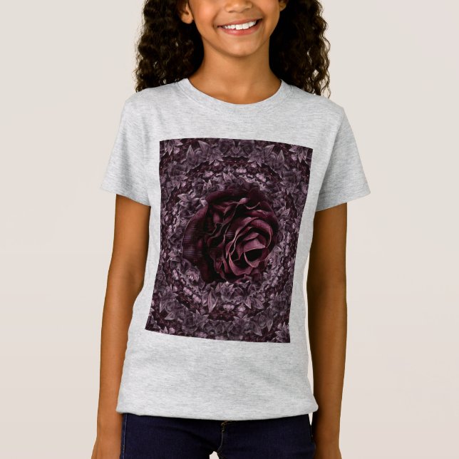 Camiseta Mandala de Rosa  (Frente)