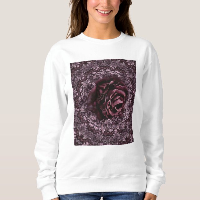 Camiseta Mandala de Rosa  (Frente)