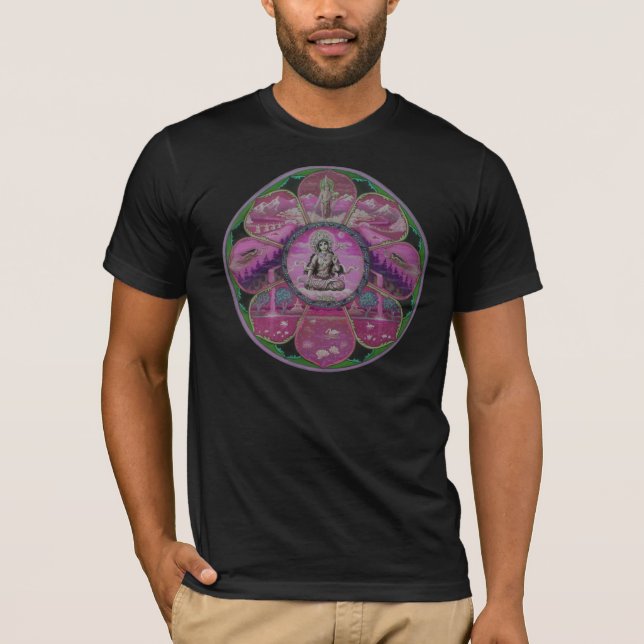 Camiseta Mandala de Tara da deusa (Frente)