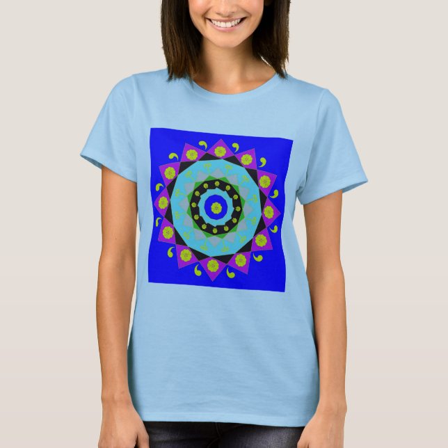 Camiseta Mandala:Decorativo (Frente)