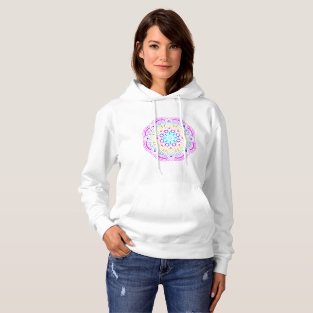 Camiseta Mandala Design mulheres (Frente Completa)