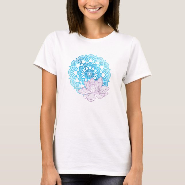 Camiseta Mandala e Lotus (Frente)