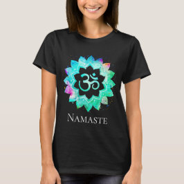 Camiseta Mandala espiritual da flor de Lotus do símbolo de