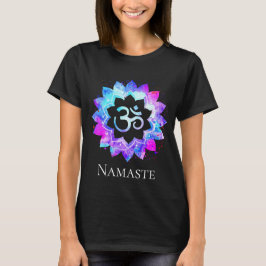 Camiseta Mandala espiritual da flor de Lotus do símbolo do