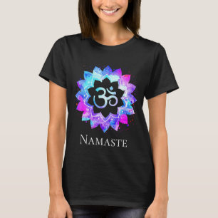 Camiseta Mandala espiritual da flor de Lotus do símbolo do