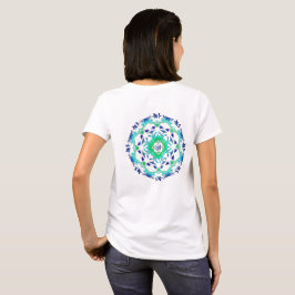 Camiseta Mandala floral.