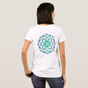 Camiseta Mandala floral.