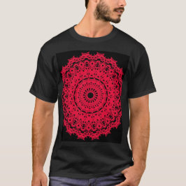 Camiseta Mandala flores boho