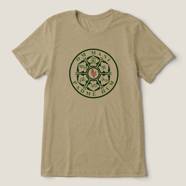 Camiseta Mandala Mantra (Design frontal)