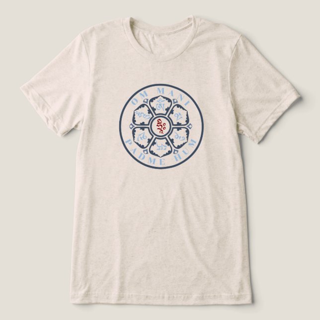 Camiseta Mandala Mantra (Design frontal)