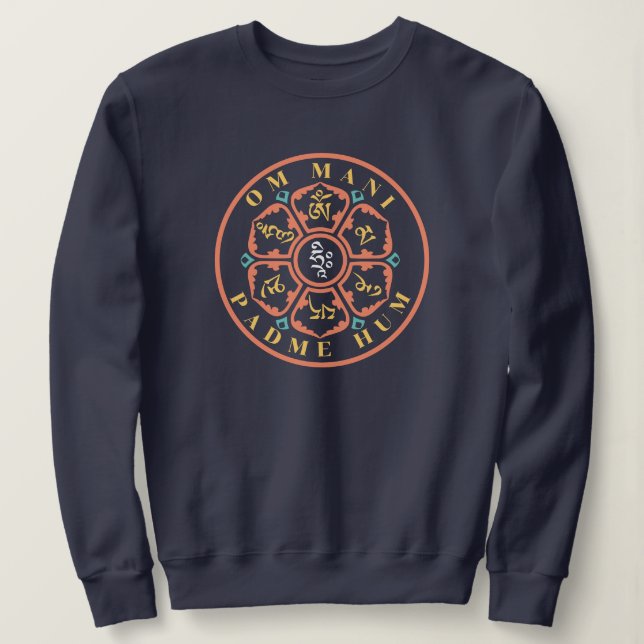 Camiseta Mandala Mantra (Frente do Design)