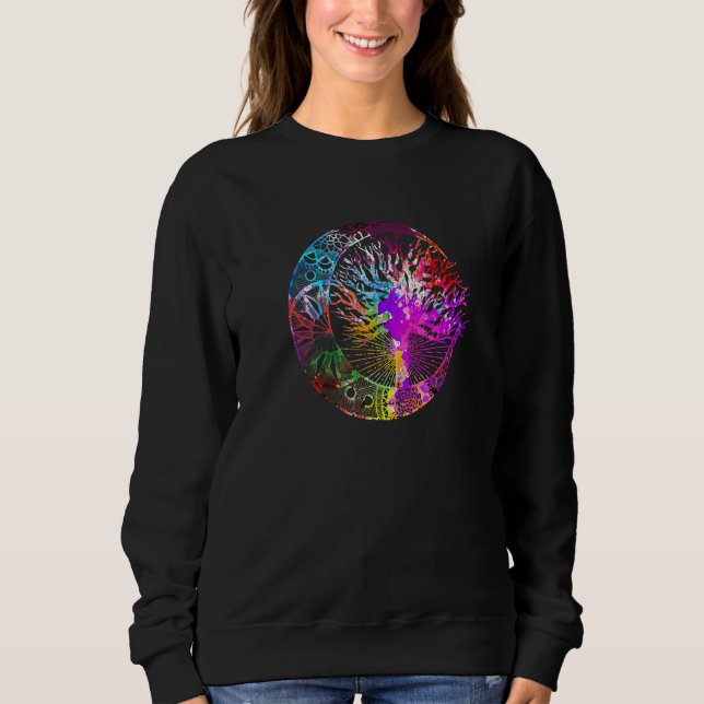 Camiseta Mandala Moon Chakra Tree Life Motivti (Frente)