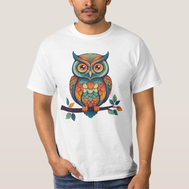 Camiseta Mandala Owl (Frente)