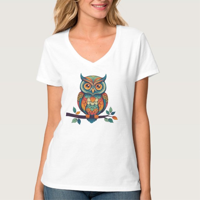 Camiseta Mandala Owl (Frente)