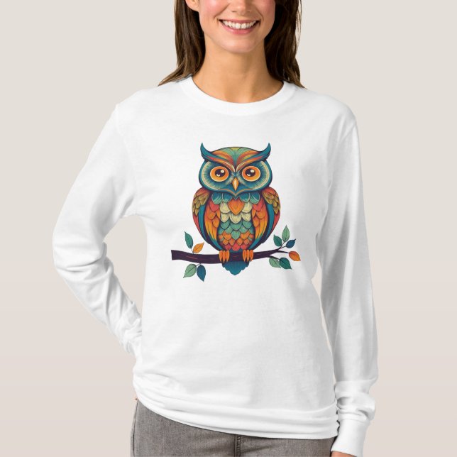 Camiseta Mandala Owl (Frente)