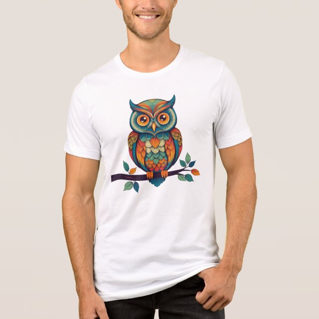 Camiseta Mandala Owl (Frente)
