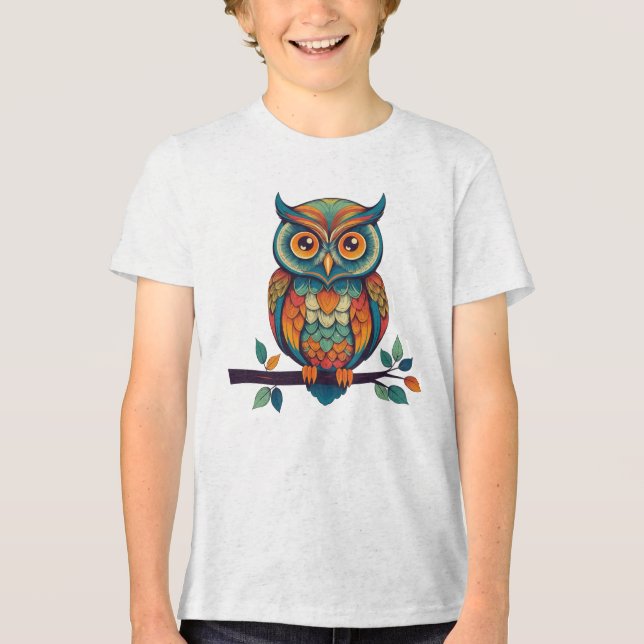 Camiseta Mandala Owl (Frente)