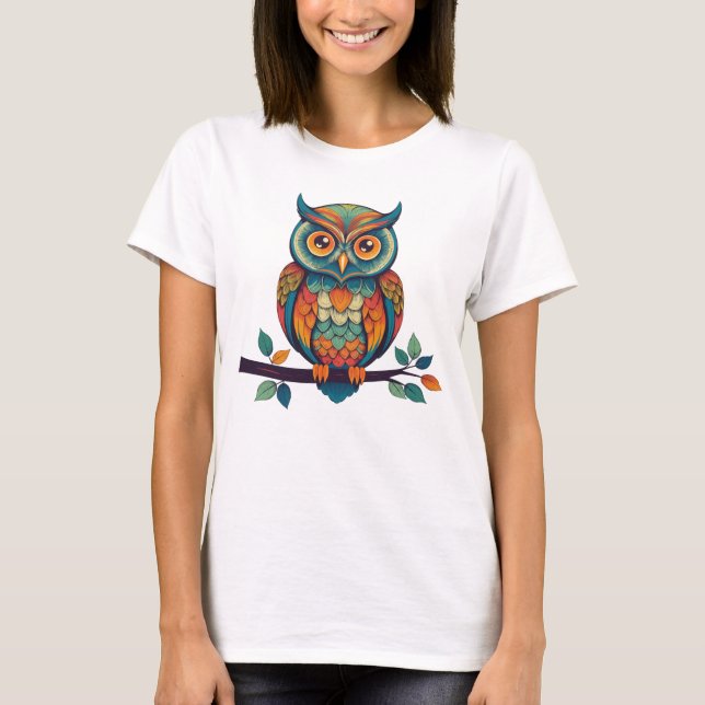 Camiseta Mandala Owl (Frente)
