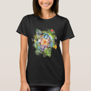 Camiseta Mandala para medicamentos de meia-idade Emma Kupu 