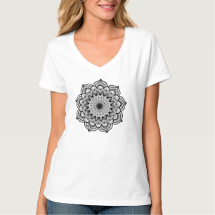 Camiseta Mandala Preta