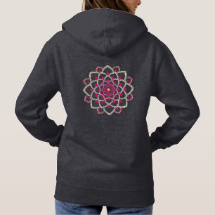 Camiseta Mandala Rosa Simples