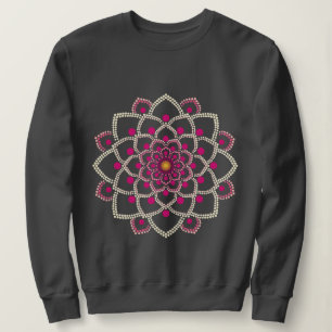 Camiseta Mandala Rosa Simples