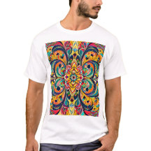 Mandala Sinfonia de Cores – Floral Psicodélico Ous