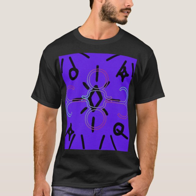 CAMISETA MANDALA VIOLETA DIGITAL (Frente)