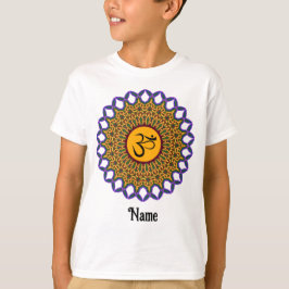 Camiseta Mandala Yoga Om Peacock Espiritual Personalizado