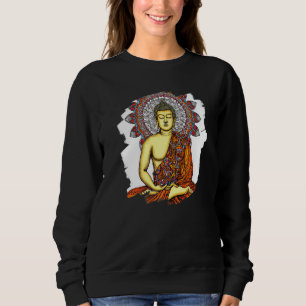 Camiseta Mandalá Zen Buda Estilo Espiritual Asiático Medita