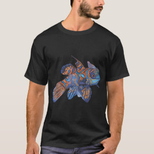 Camiseta Mandarinfish Aguarela