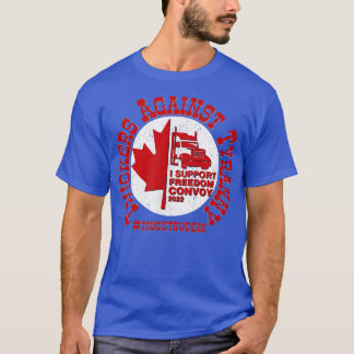 Camiseta Mandatos de protesto do comboio da liberdade 2022