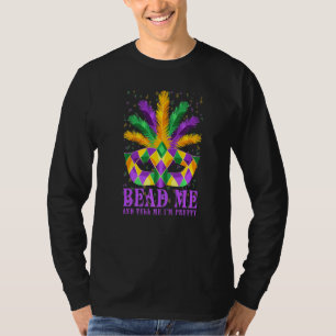 Camiseta Mande-Me Bonito Mardi Gras Enganar Mardi Gr Engraç
