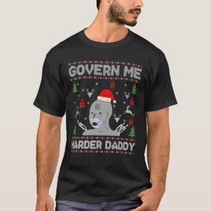 Camiseta Mande-me Pai mais duro, doce de Natal feio
