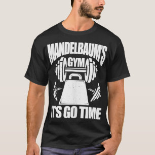 Camiseta Mandelbaums Gym Funny Gym Workout Montagem De Arte