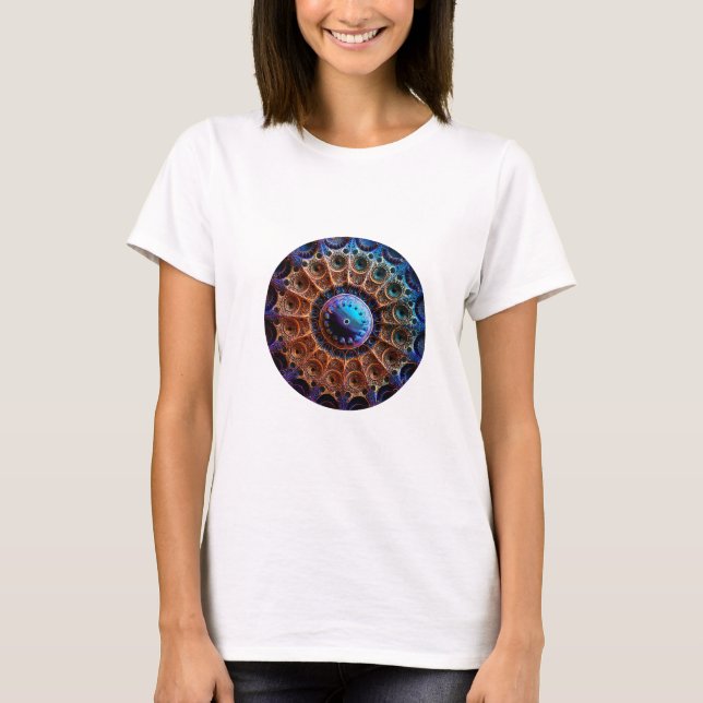 Camiseta Mandelbrot Fractal Manipulado (Frente)