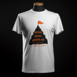 CAMISETA "MANDIR WAHIN BANAYA HAI" JAI SHAM
